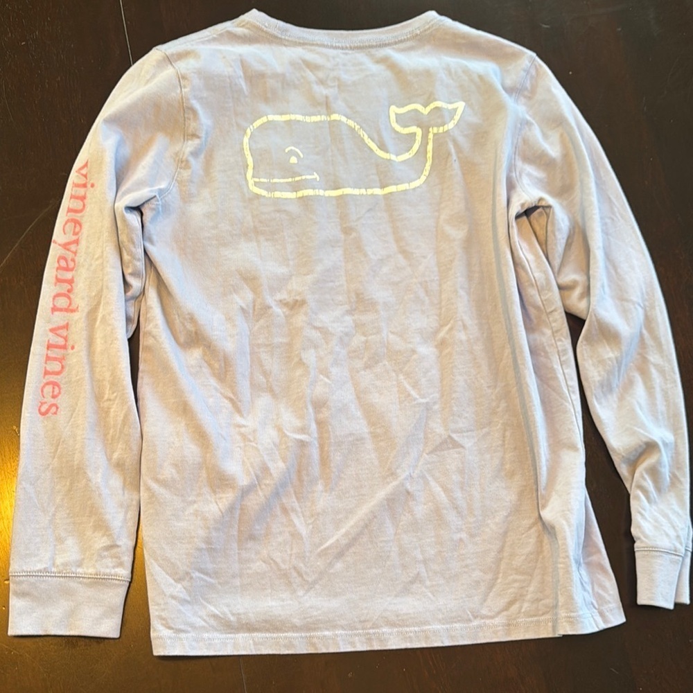 Vineyard Vines Light Blue Long Sleeve Tee - Picture 3 of 3